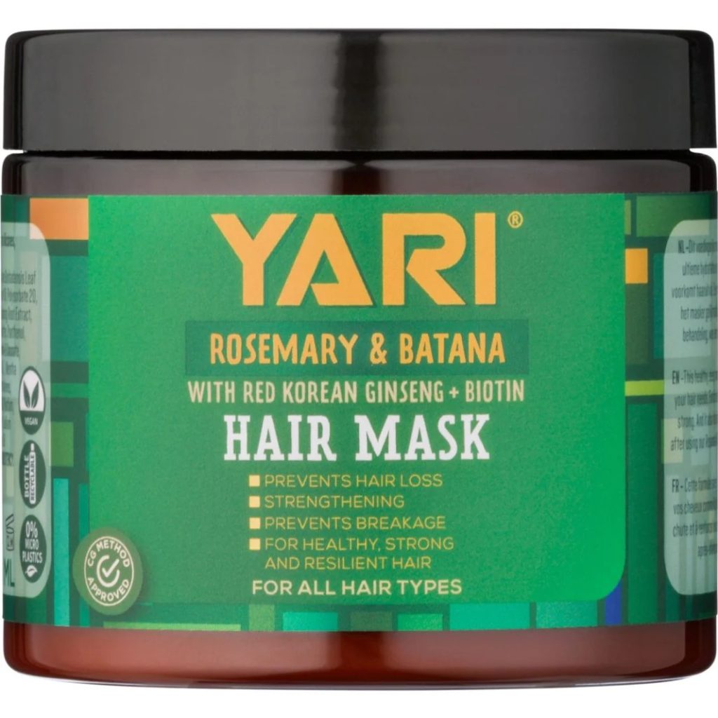 Заздравяваща маска за укрепване с биотин, Rosemary & Batana Mask 400мл