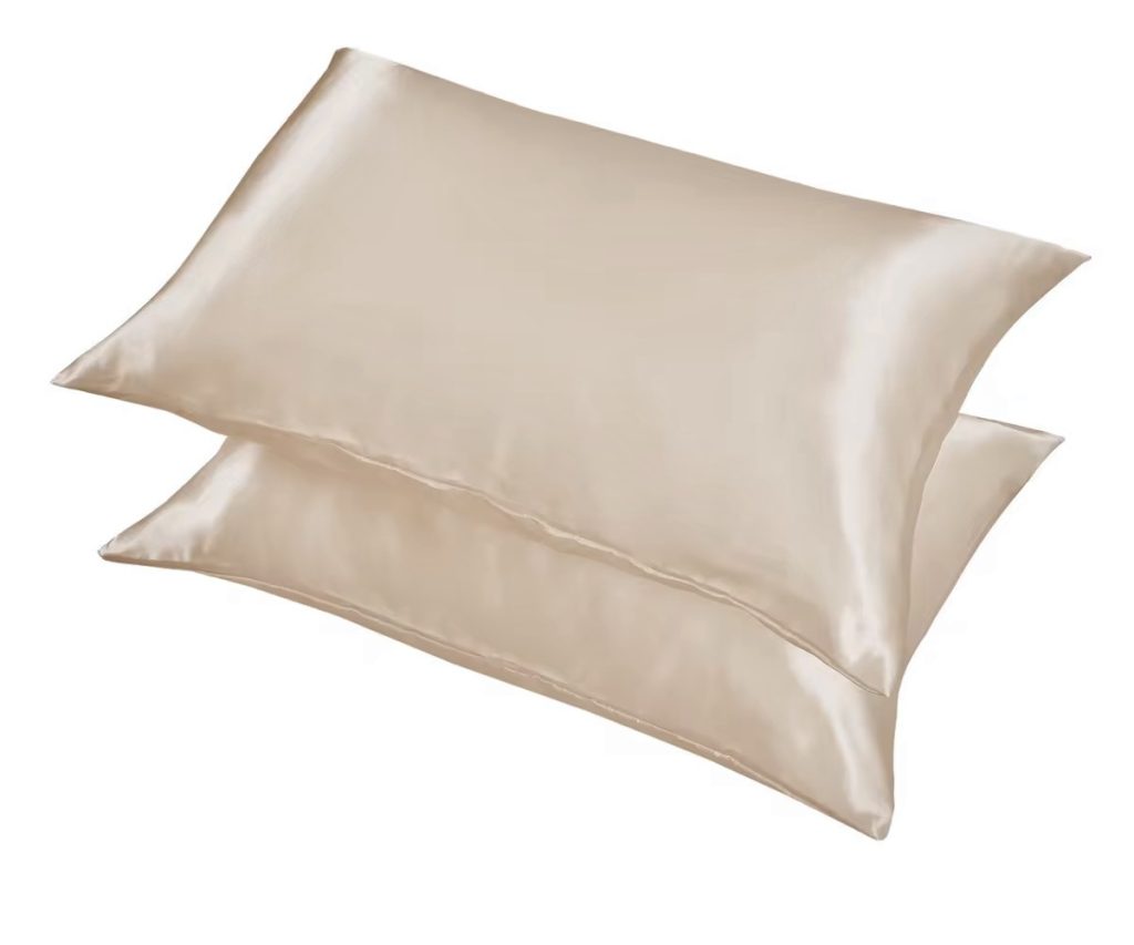 Комплект копринени калъфки, 100% Mulberry Silk, Champagne 50x60cm