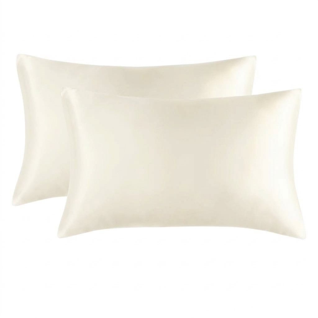 Комплект копринени калъфки, 100% Mulberry Silk, Off White 50x60cm